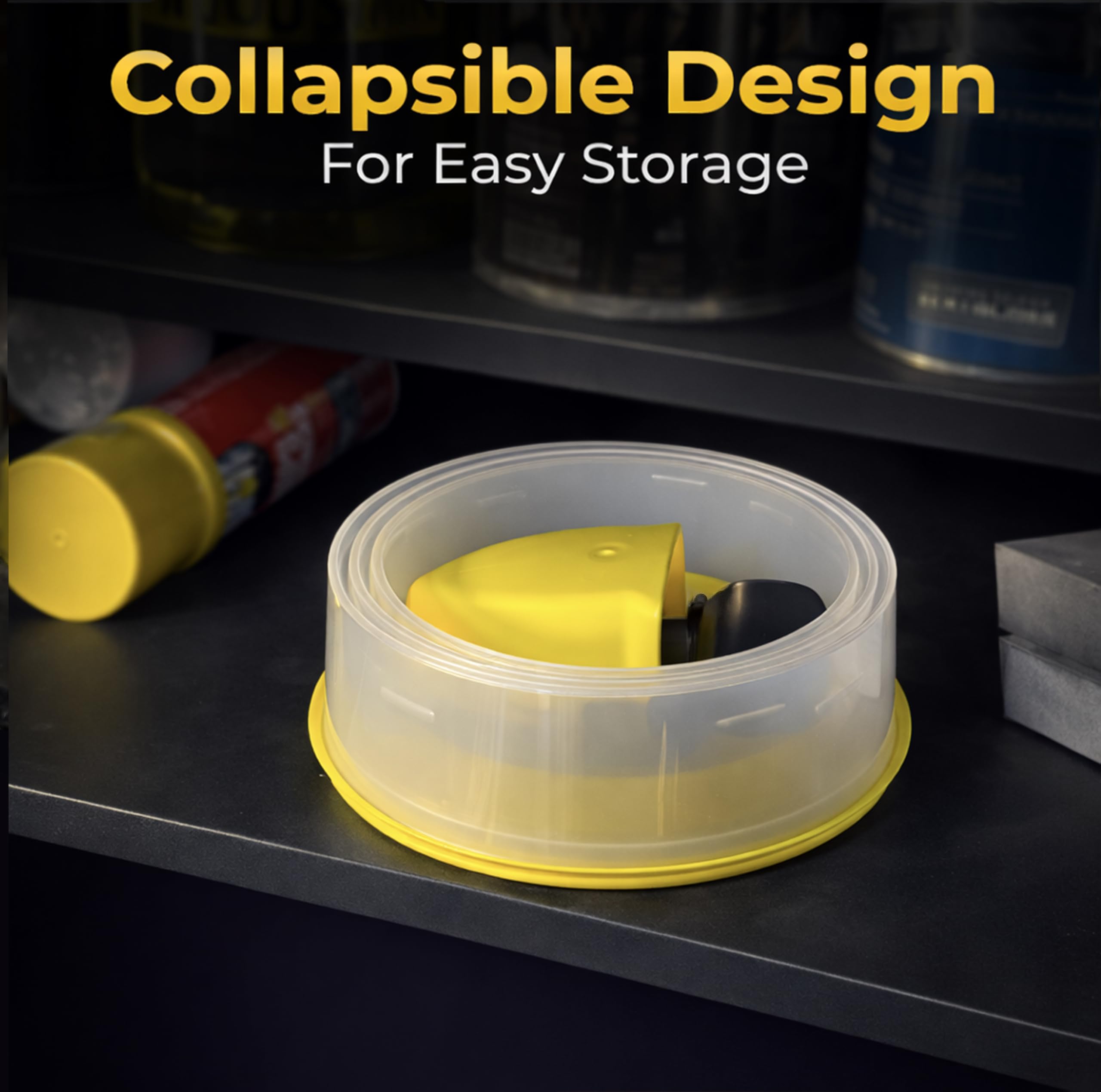 RinneTraps product label and components arranged to show included bucket and reusable parts