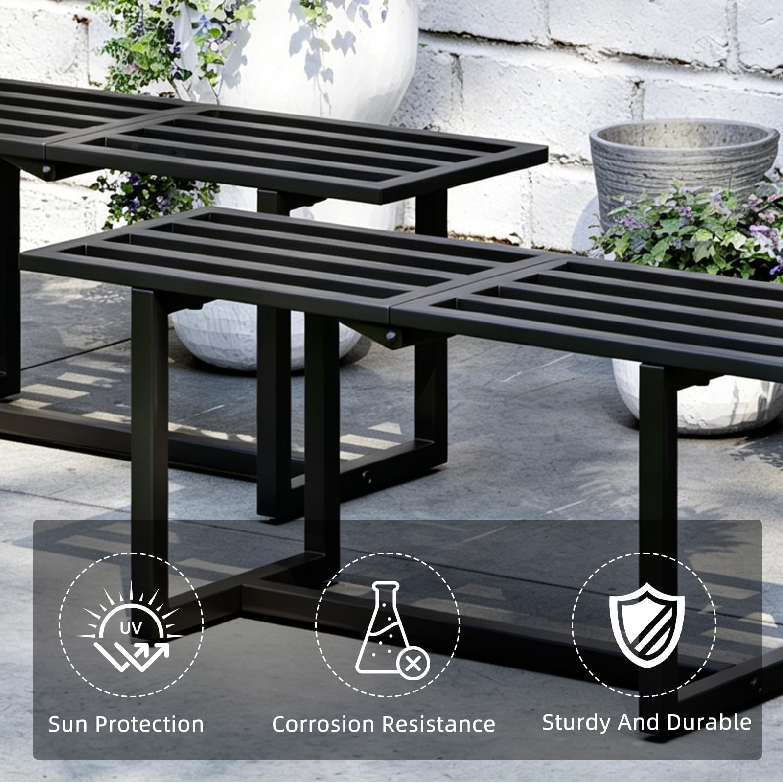 Rioneta anti-scratch feet protecting hardwood floors and improving stability benefit