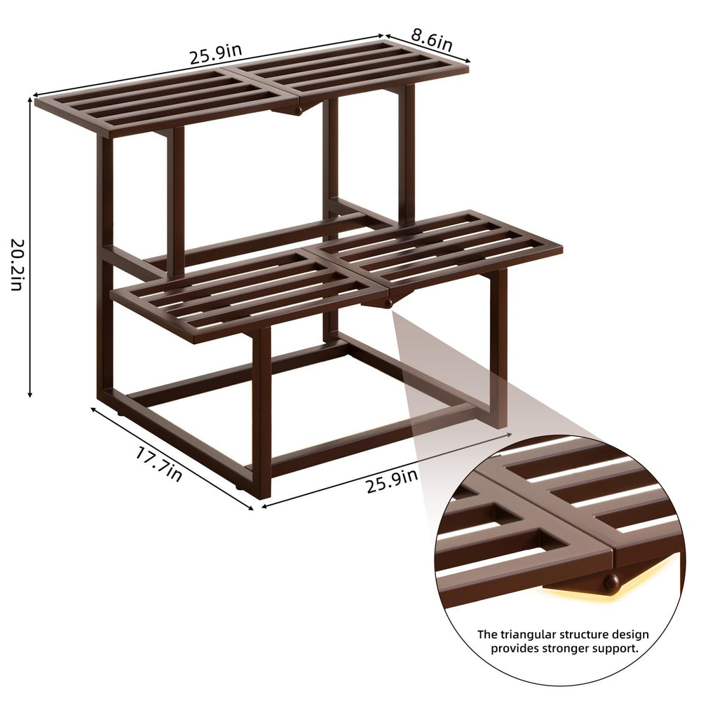 Rioneta close-up of matte coffee powder-coat showing rust-resistant surface benefit