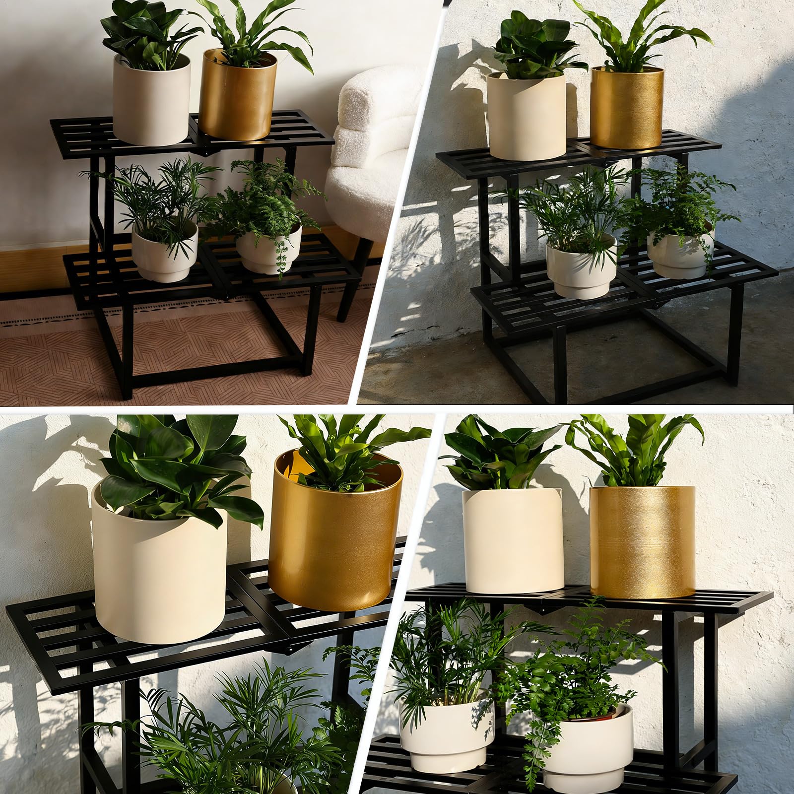 Rioneta next to standard pot for scale, capacity clarity benefit