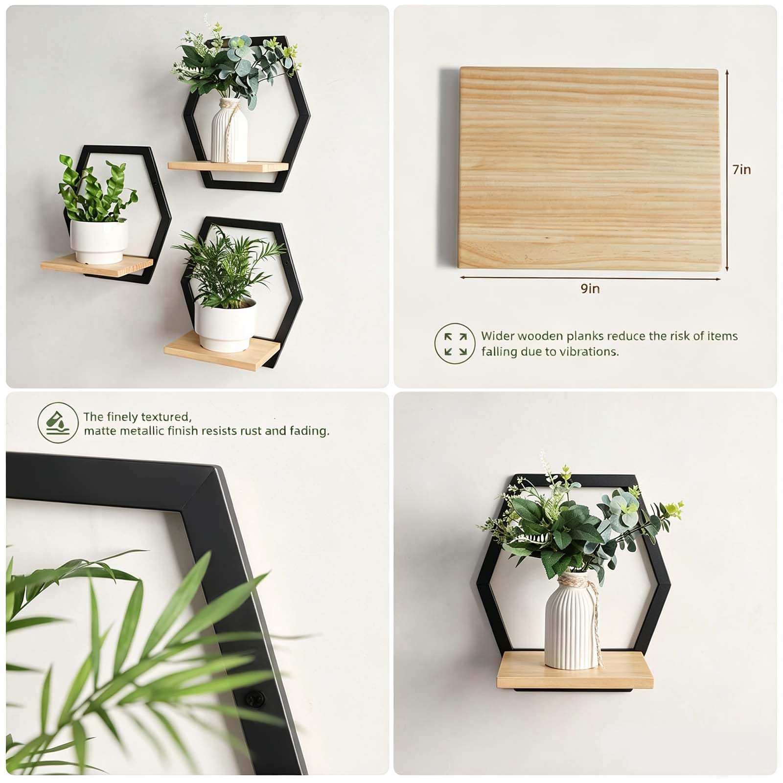 Rioneta trio mounted over console illustrating polished living room styling