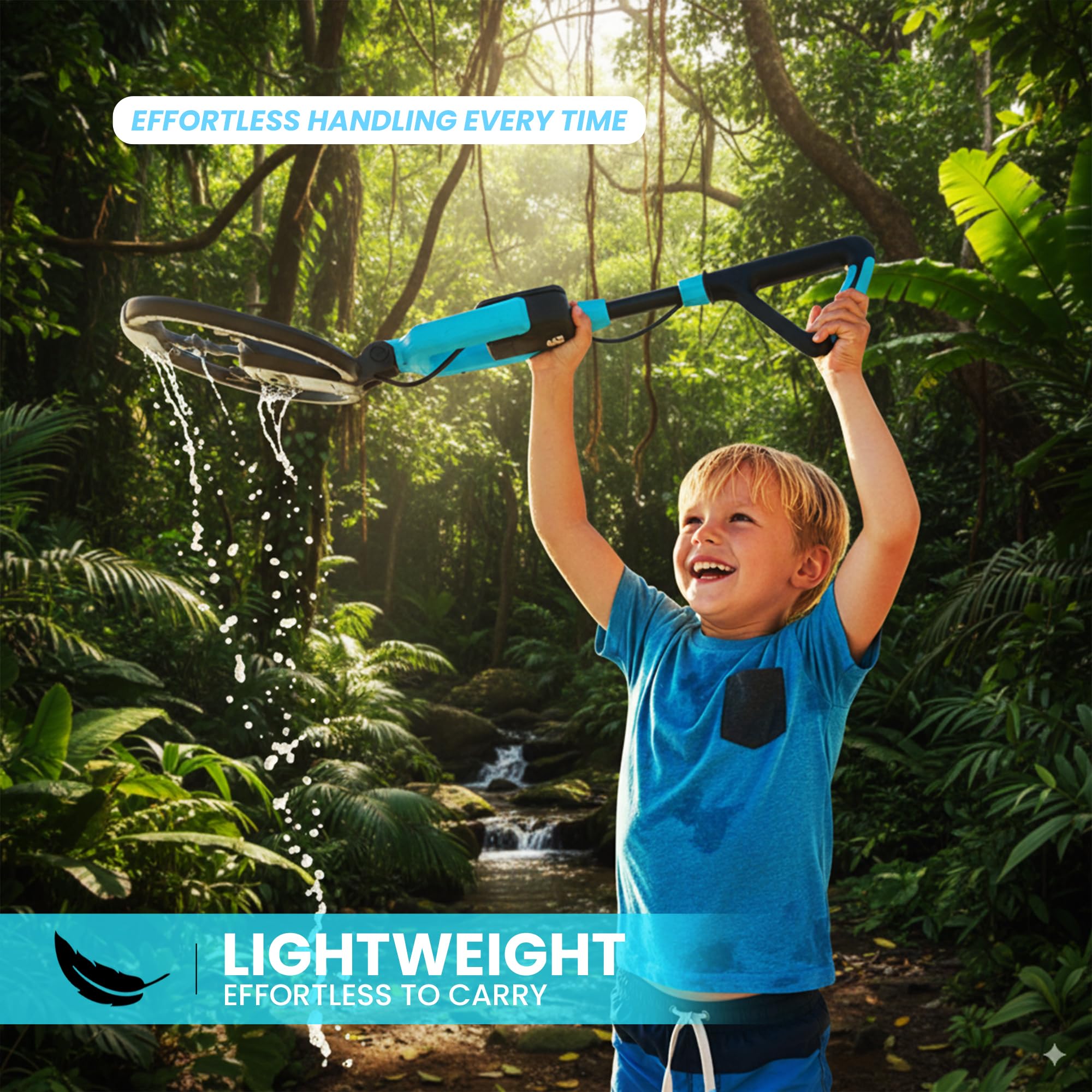RIPTIC adjustable stem extended to demonstrate growth with child