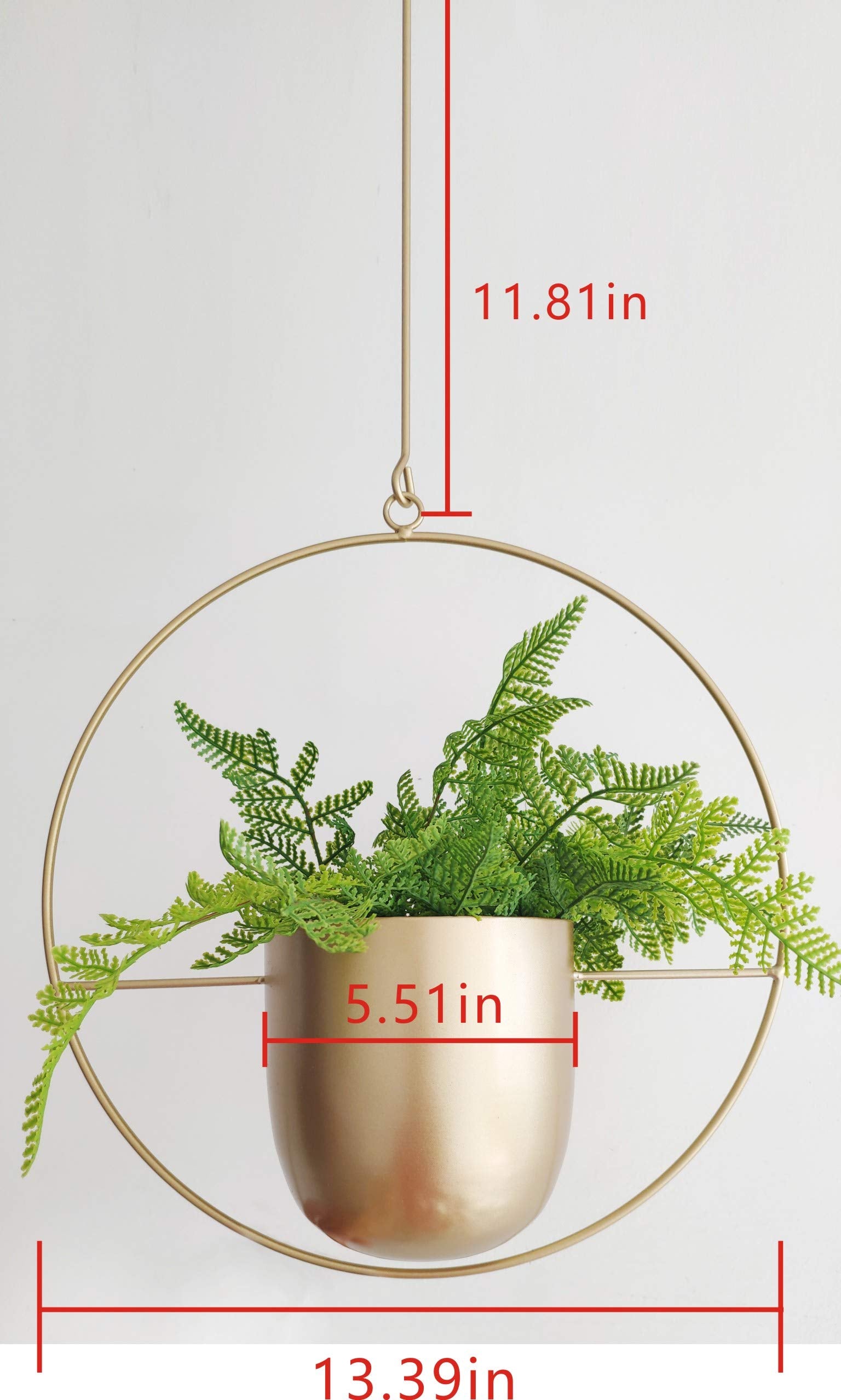 RISEON planter styled in living room to add warm mid-century boho accent