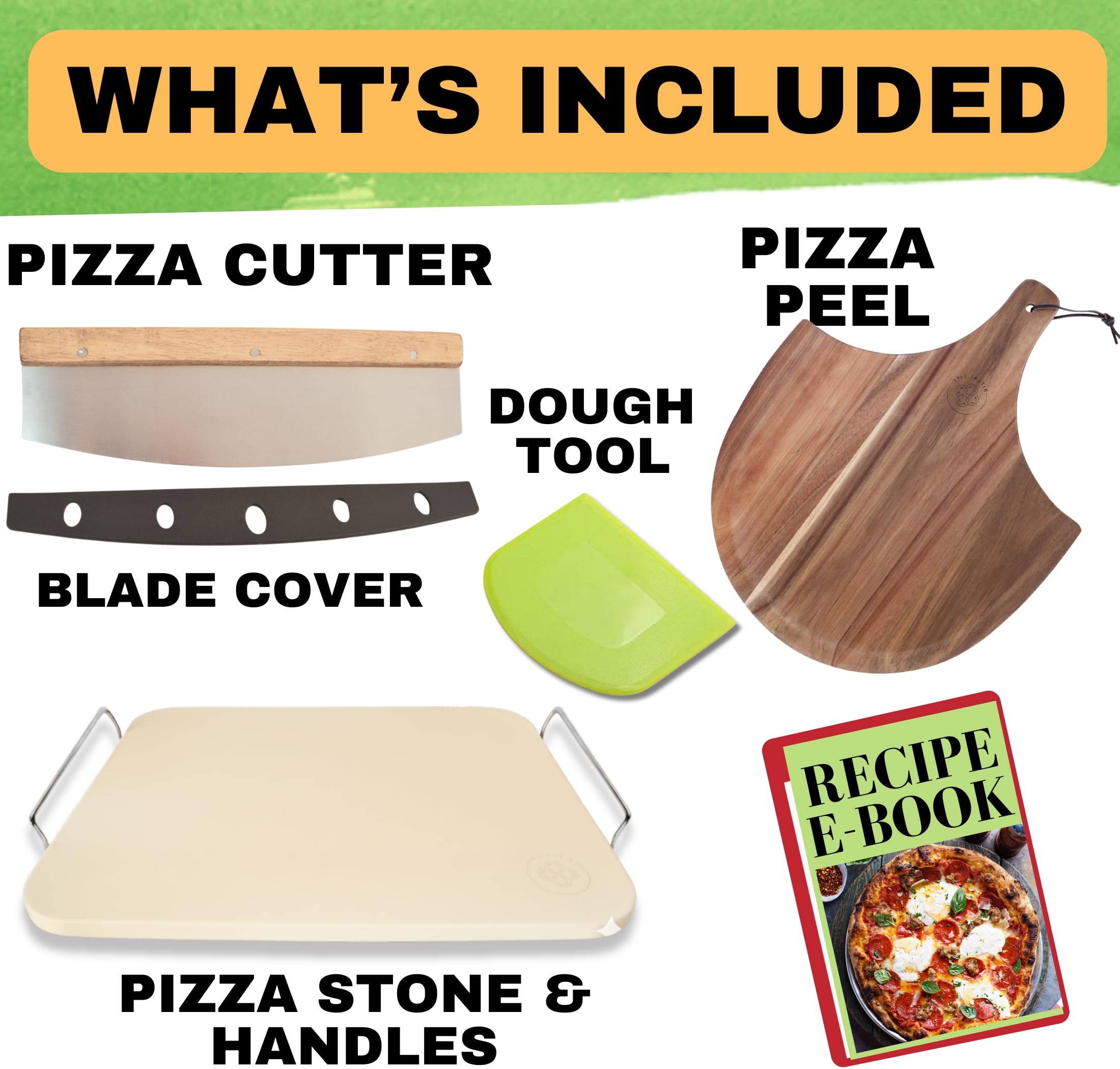 Ritual Life acacia peel top view illustrating easy pizza launch and serving advantage
