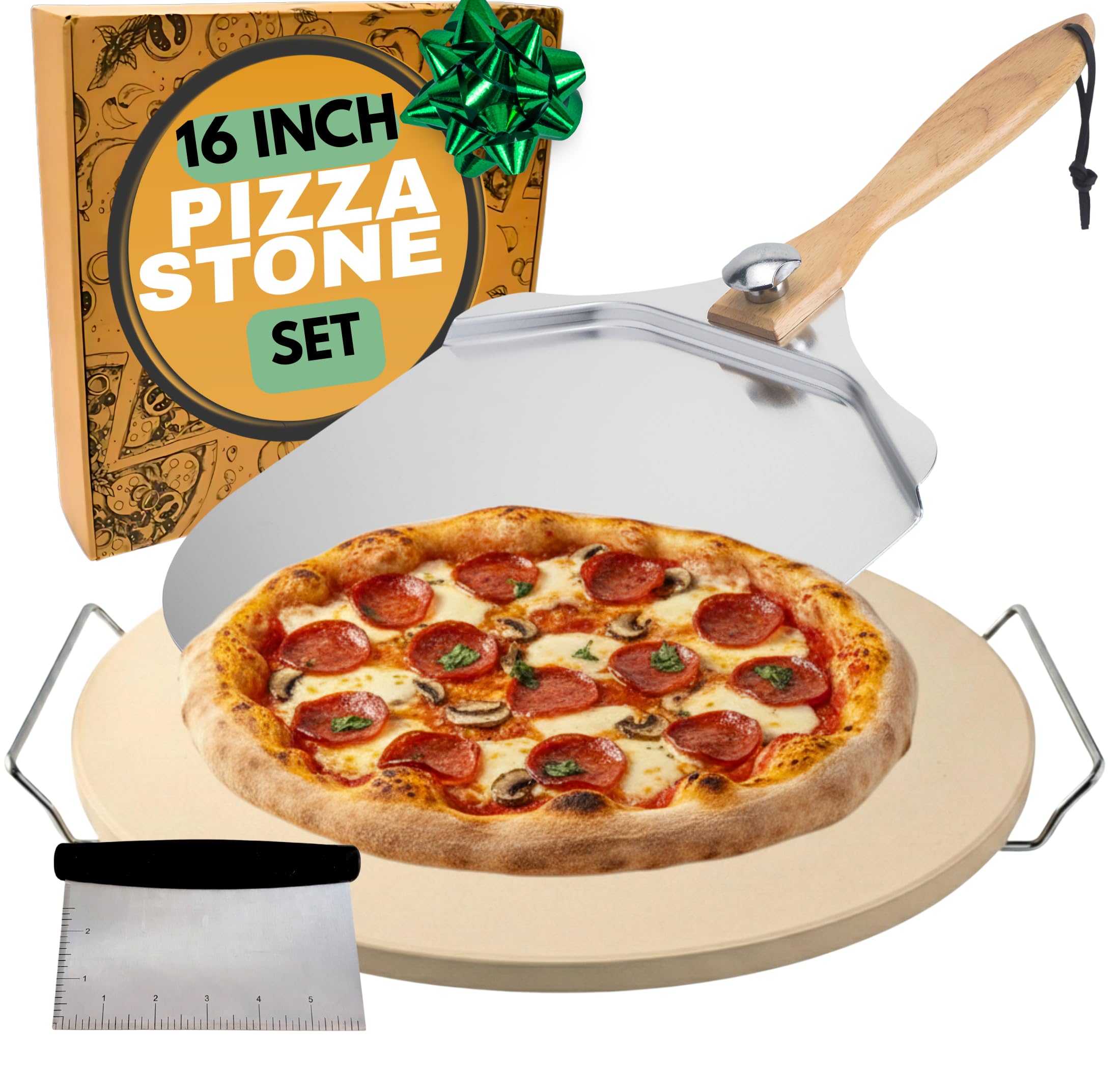 Ritual Life front packaging showing full 16 inch pizza stone kit benefits