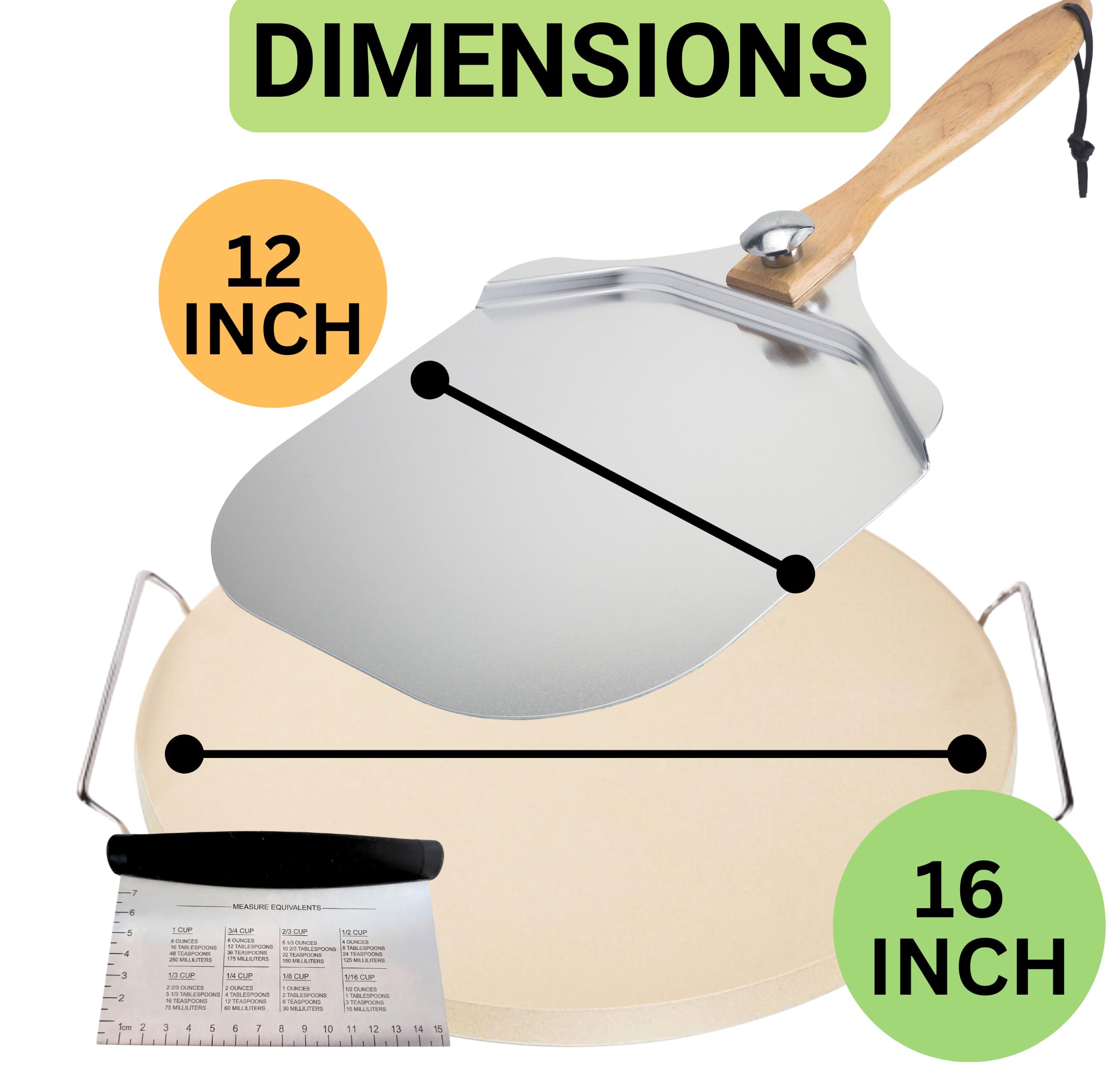 Ritual Life stainless-steel peel with wooden handle for easy sliding