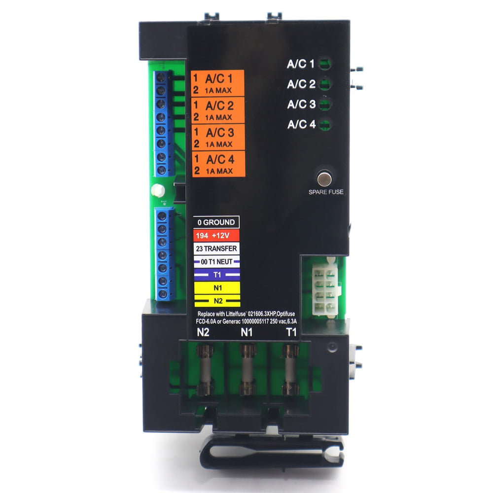 RJSPHH SACM front panel view showing connectors and clear identification, ensuring quick replacement