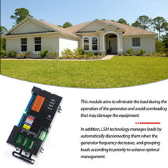 RJSPHH installed inside a Generac ATS demonstrating restored transfer switch operation