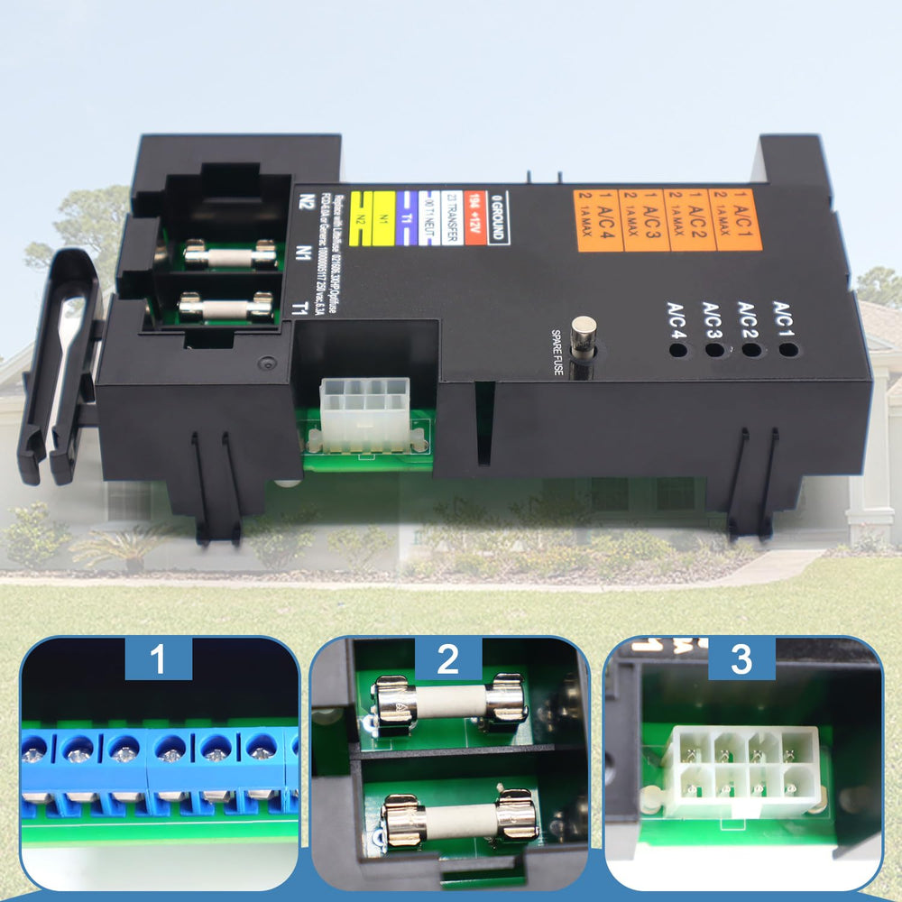 RJSPHH module side profile illustrating compact design and secure mounting benefits
