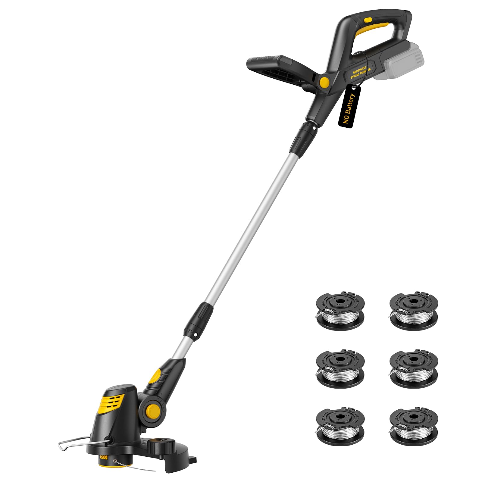 RKBUDOL front view trimmer showing full tool and balance benefit