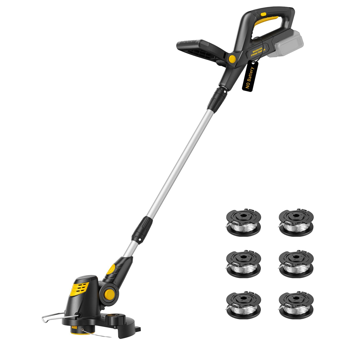 RKBUDOL front view trimmer showing full tool and balance benefit