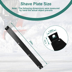 RKJFHIUR close-up of shave plate edge showing sharp uniform cutting surface for pavement