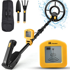 RM RICOMAX front view showing yellow child-friendly detector and coil for easy exploration