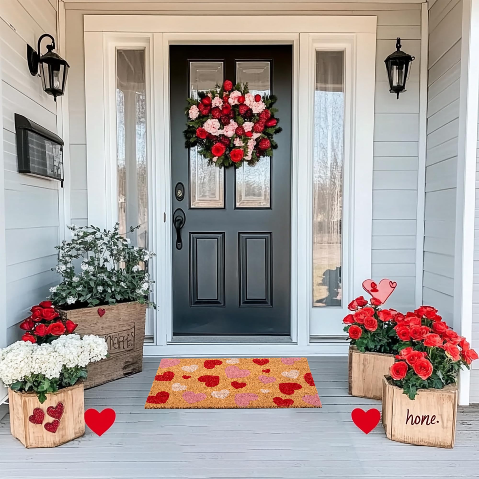 Rmeosye doormat gift-wrapped to show thoughtful Valentine present
