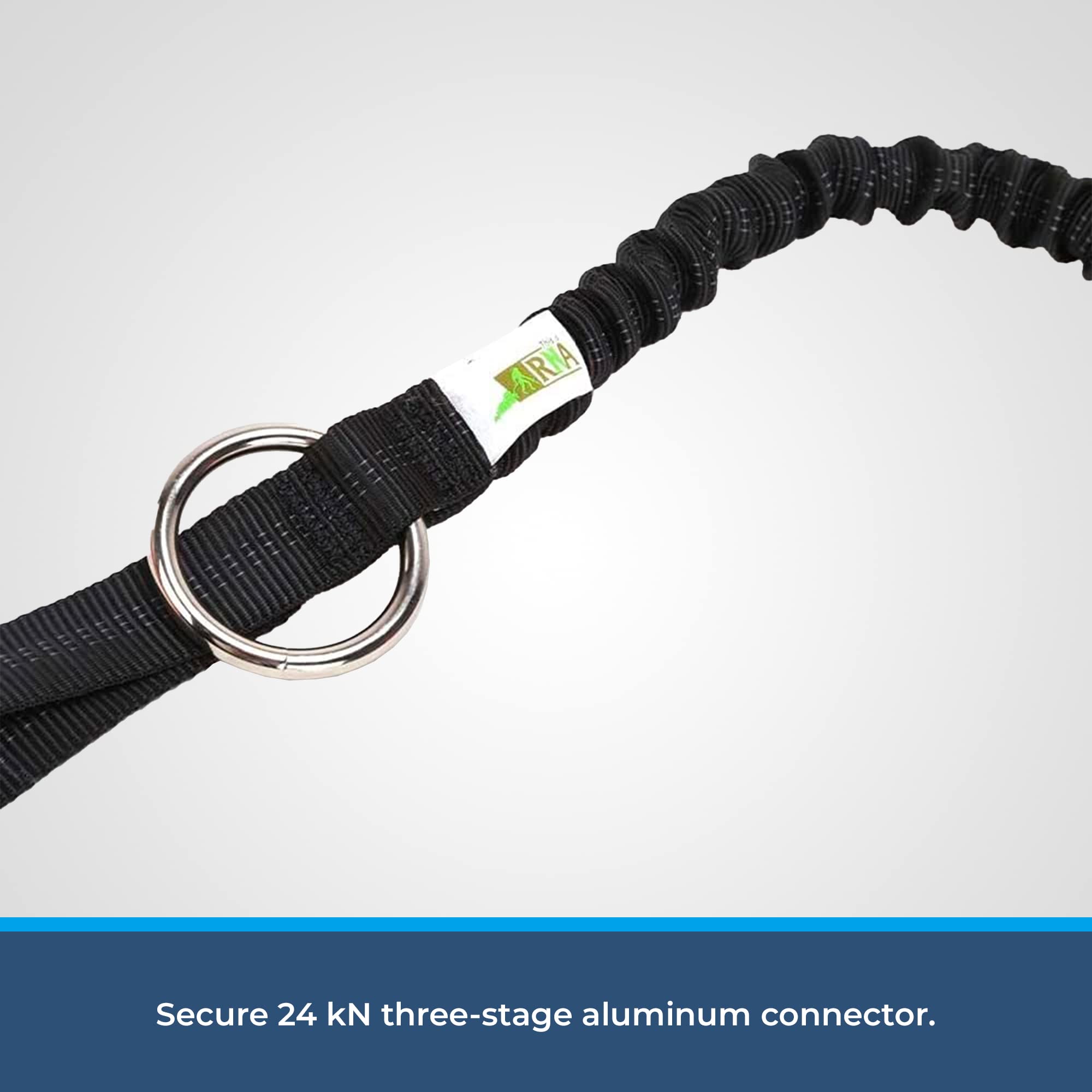 RNA Raider close-up of built-in bungee cord showing stretch control benefit