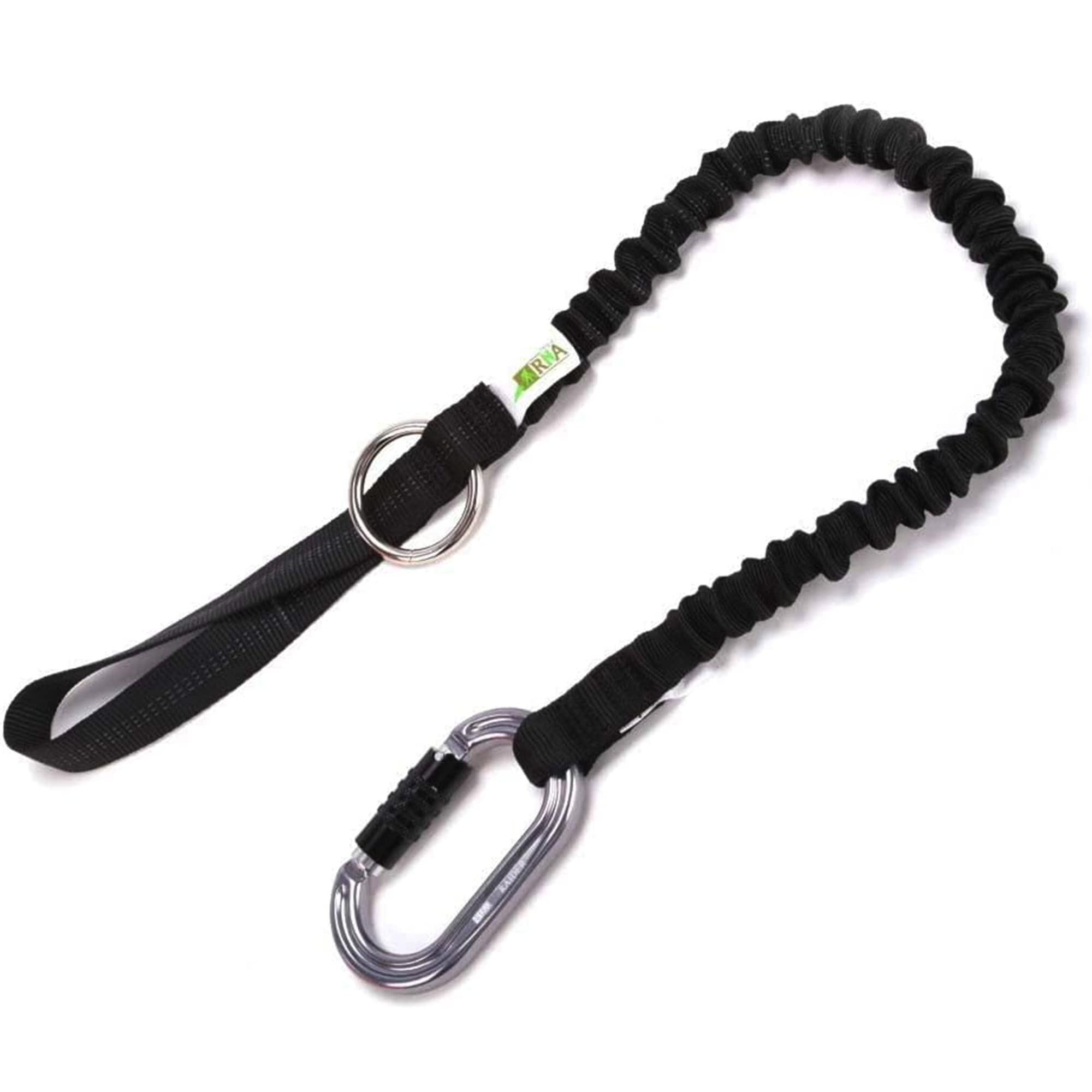 RNA Raider front view showing whole lanyard and carabiner benefit: secure tool tethering
