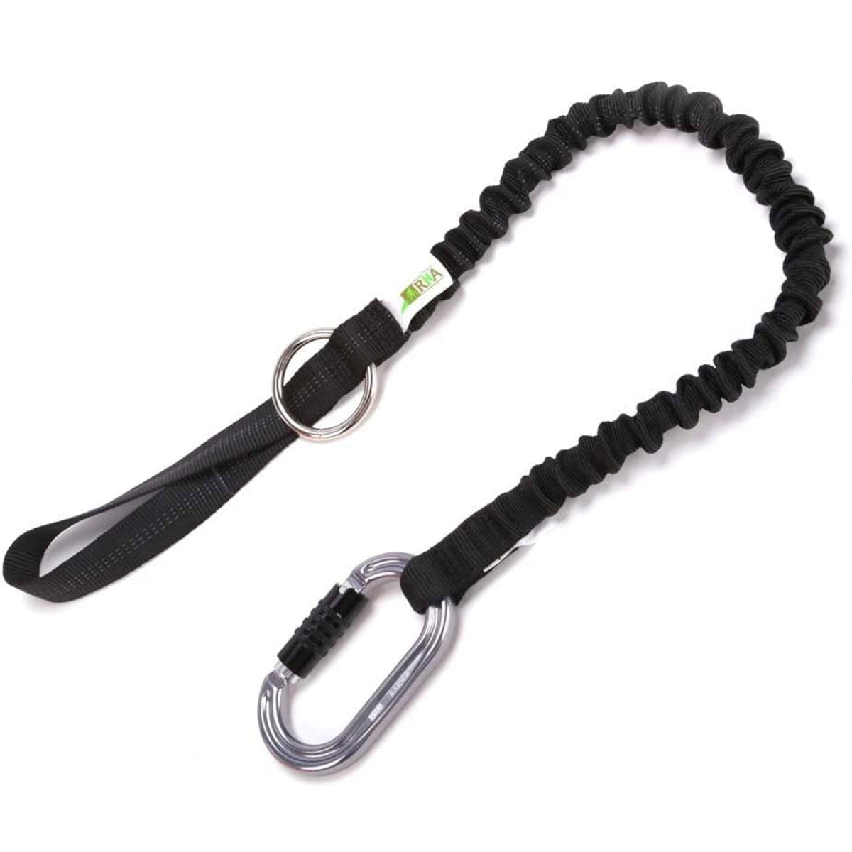 RNA Raider front view showing whole lanyard and carabiner benefit: secure tool tethering