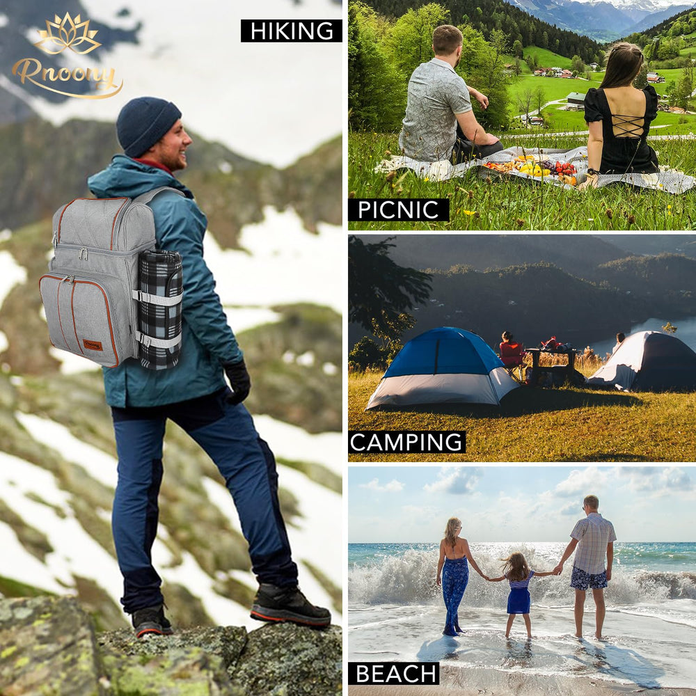 RNOONY padded shoulder straps designed for comfortable long-distance carrying