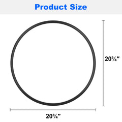 RO6G DEX2422Z2 close-up of rim detail highlighting precise molding for tight seal