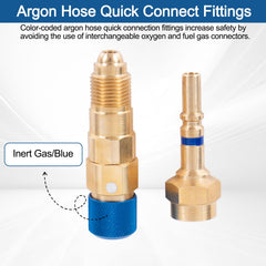RO6G QDB33 connected hoses demonstrating fast, one-handed hookups to save time