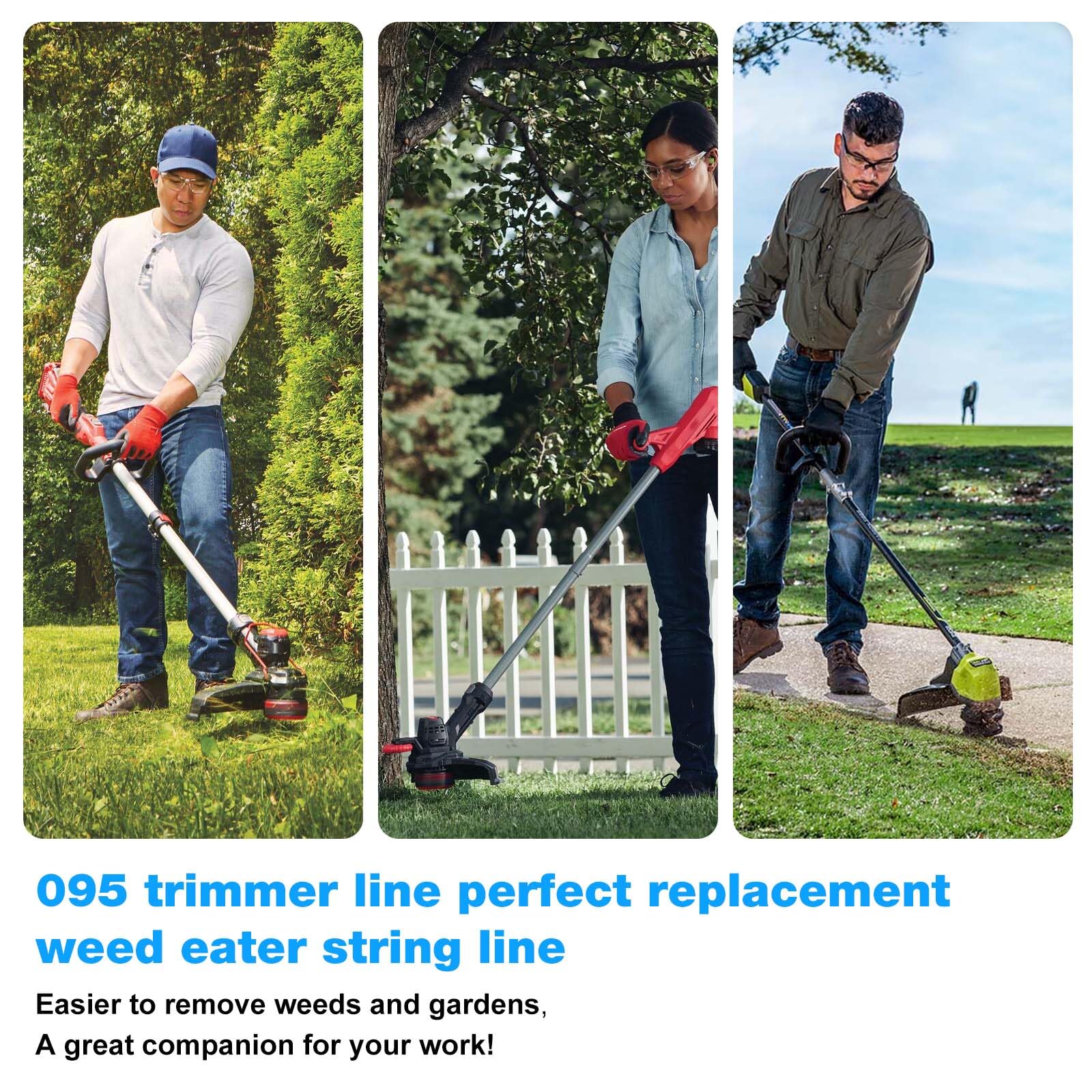 RO6G line cutting grass in garden demonstrating efficient trimming performance