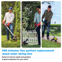 RO6G line cutting grass in garden demonstrating efficient trimming performance