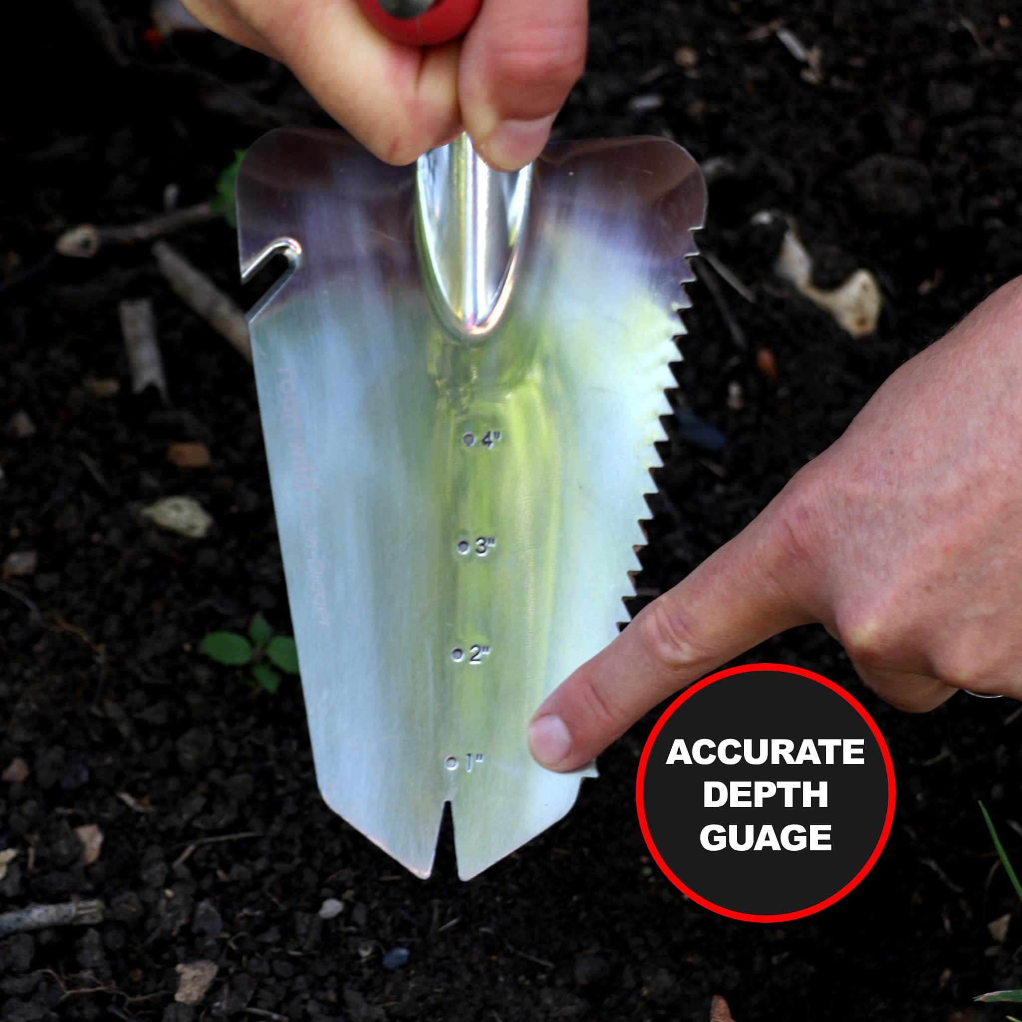 Roamwild hanging storage showing built-in hole for tidy easy tool organization