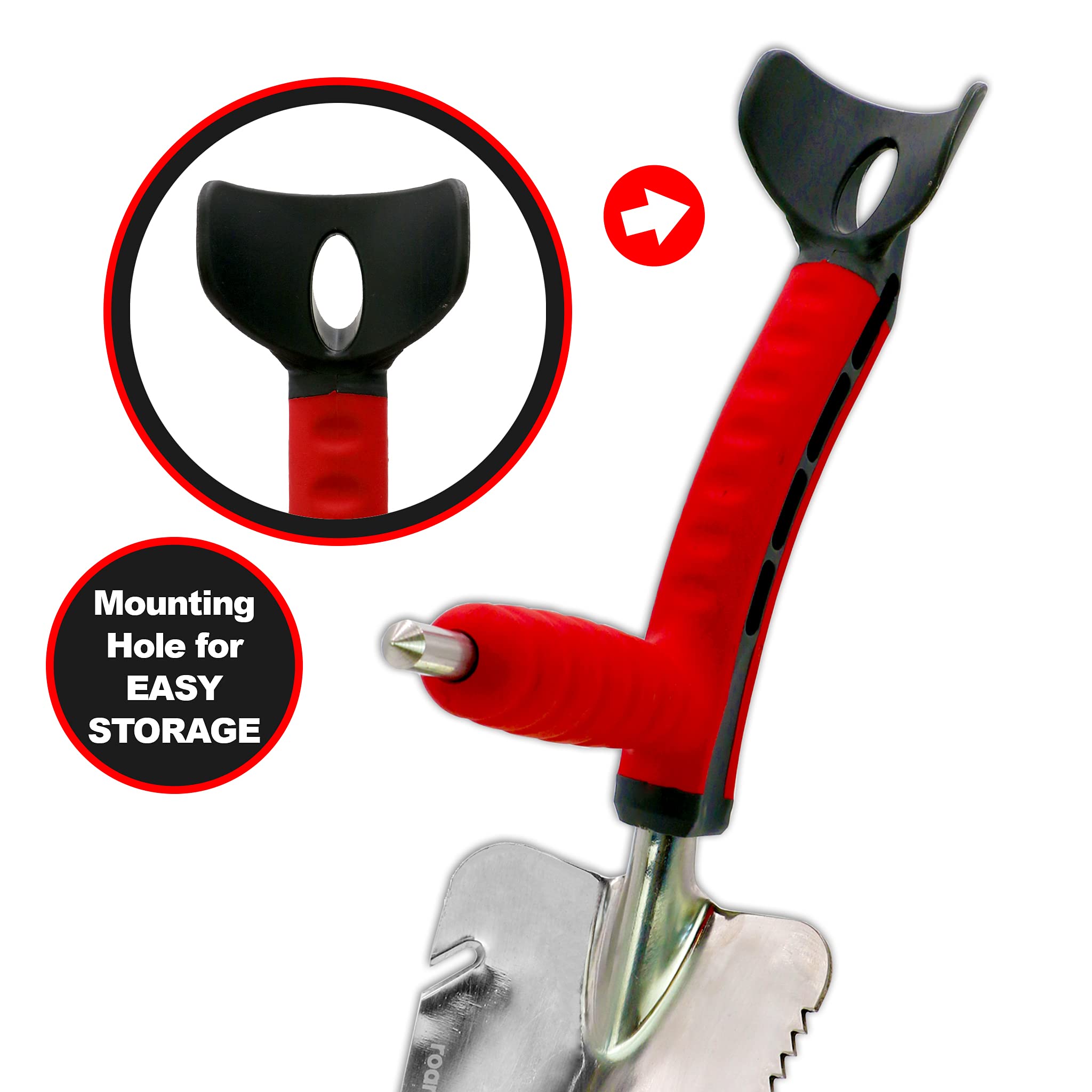 Roamwild scale with hand showing size and ergonomic grip reducing hand fatigue