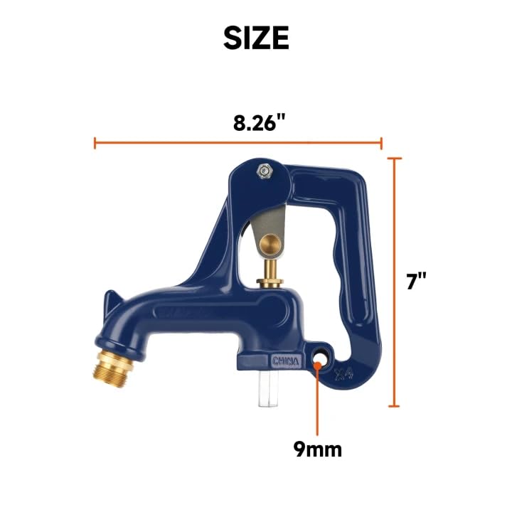 Roastove lever cam mechanism detail enabling adjustable flow and anti-seize benefit