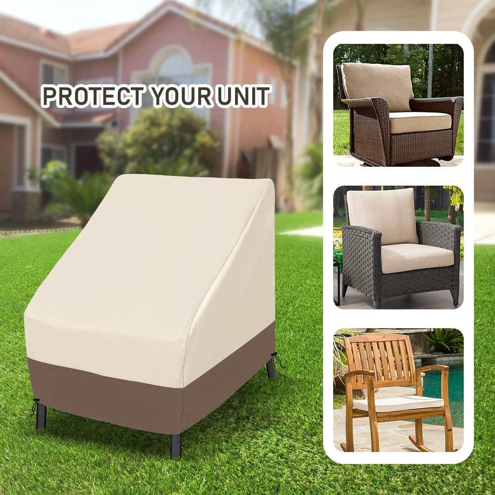 Roastove lifestyle patio set covered shows neat protected outdoor furniture
