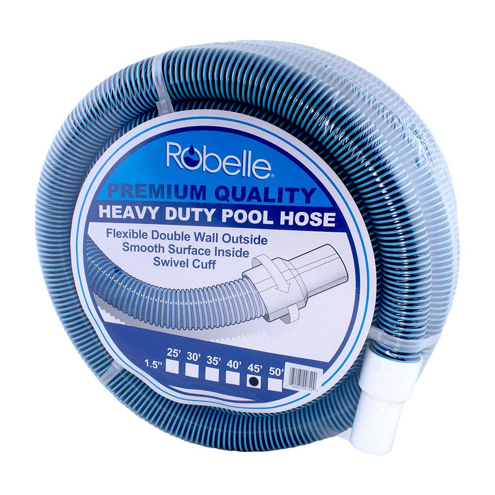 Robelle 760H front view showing full 45-foot hose and clear diameter benefits