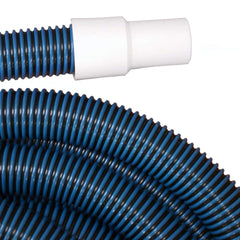 Robelle hose coiled at pool edge in use demonstrating flexibility and abrasion resistance