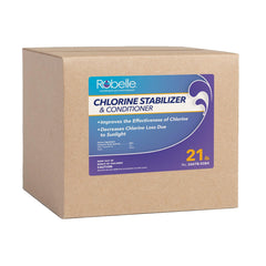 Robelle bag front view showing product label and benefit of longer chlorine life