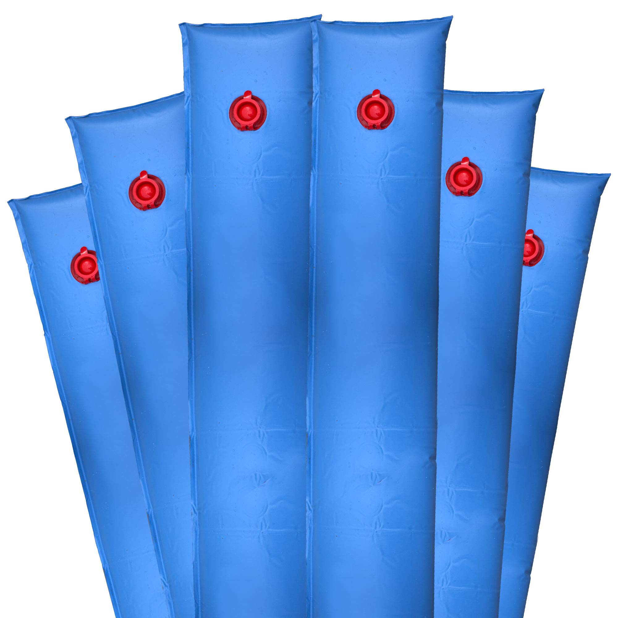 Robelle front view of 6-pack blue water tubes showing durable packaging and easy handling
