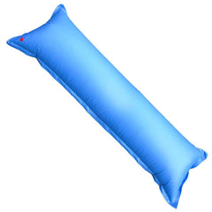 Robelle inflated pool pillow under winter cover lifting and protecting pool wall