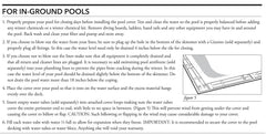 Robelle installed with water tubes demonstrating secure, no-stress anchoring