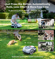 RoboUP close-up of cutting blades highlighting precise trimming benefit