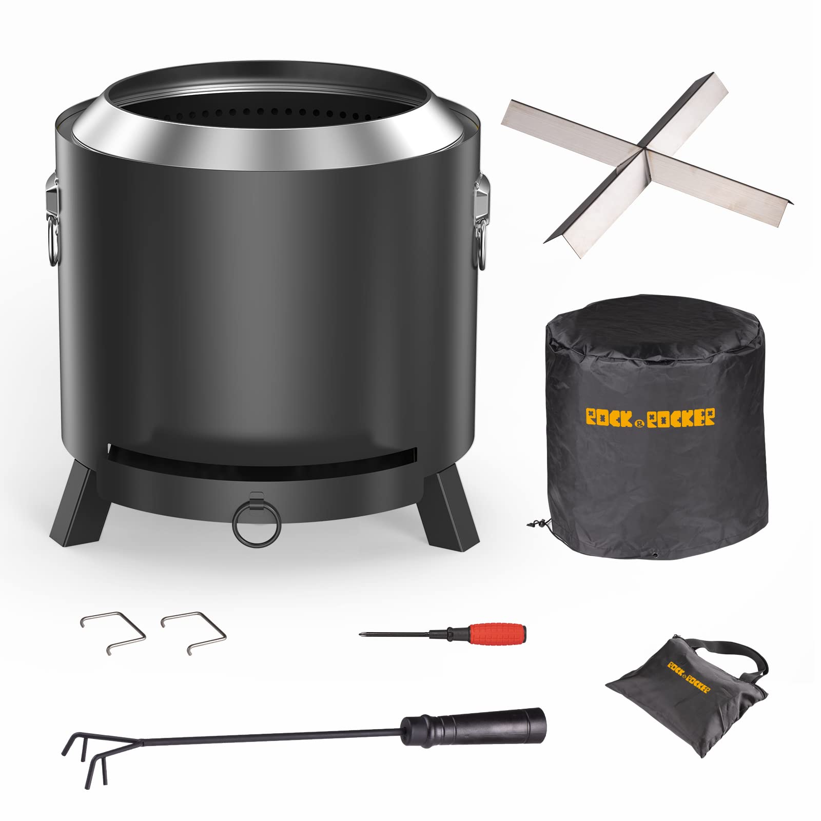 Rock&Rocker waterproof cover with accessories protecting pit from weather damage