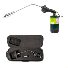 ROCKETFIRE front view with case showing compact storage and quick access benefit