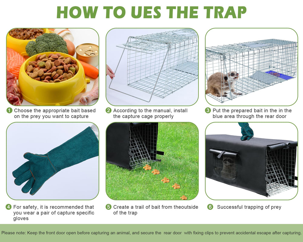 Rockever trap set in yard environment, demonstrating concealment and outdoor durability