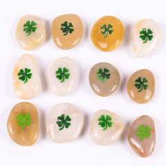 ROCKIMPACT close-up of clover engraving showing durable, clear design
