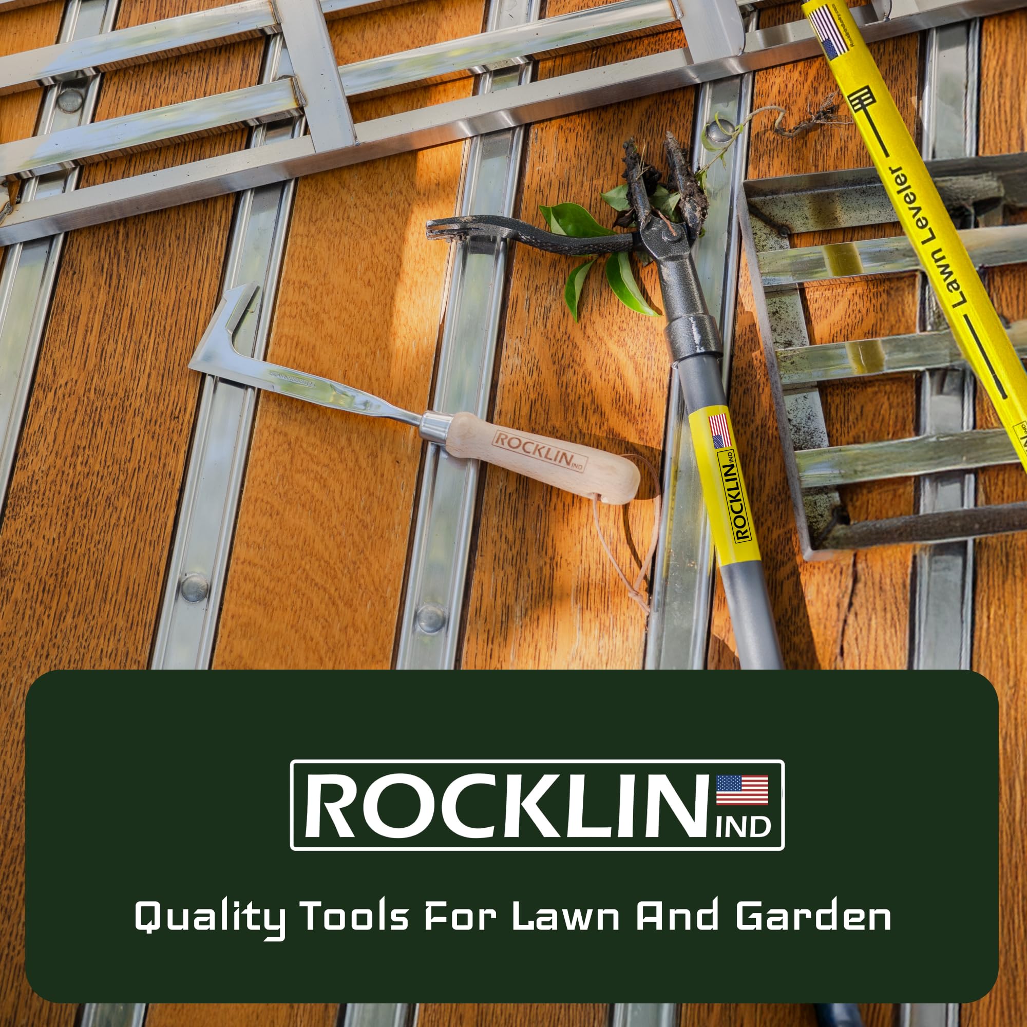 Rocklin Industry closeup of label and reinforced stitching for durable construction benefit