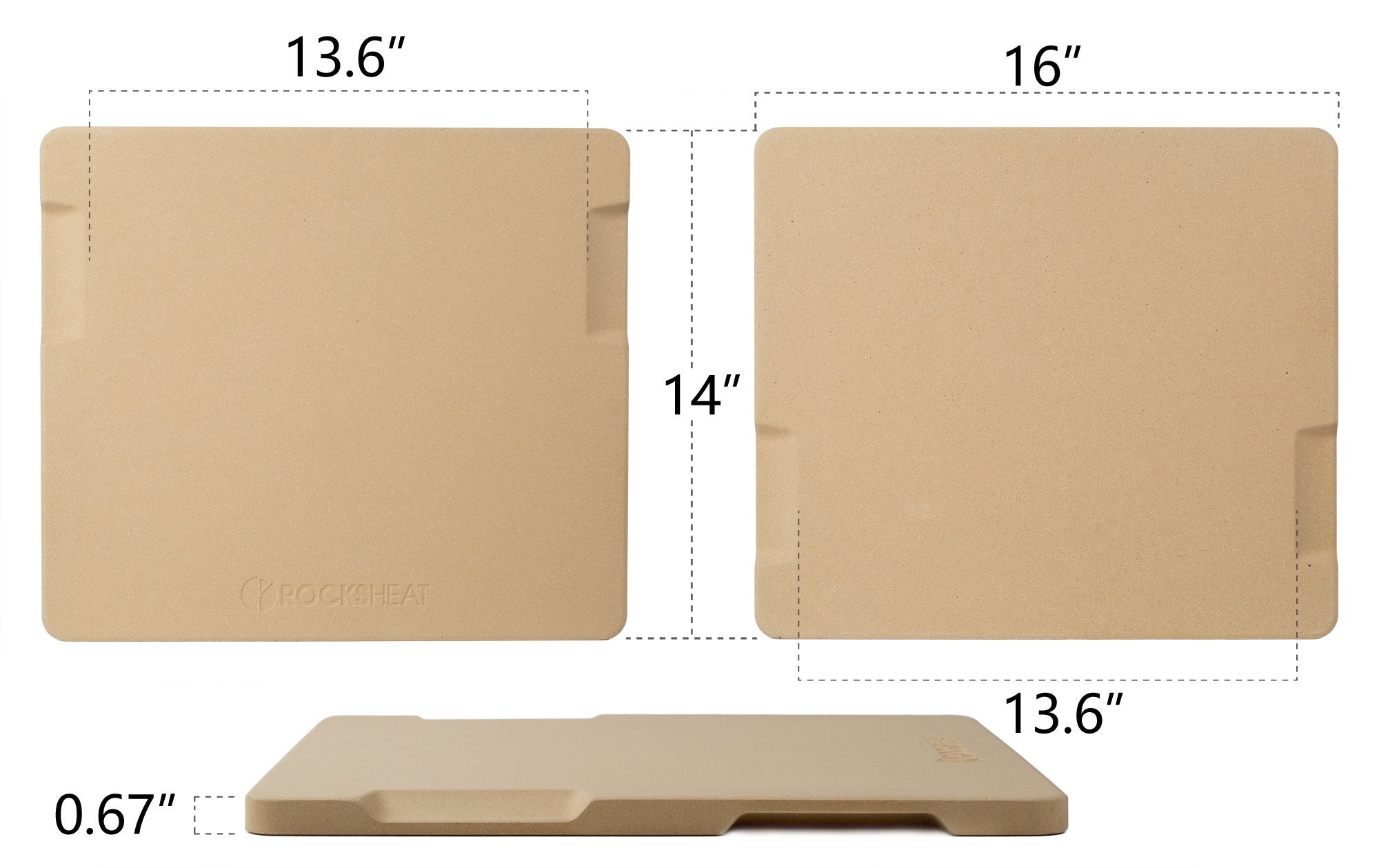 ROCKSHEAT product packaging and label highlighting food-grade quality benefit