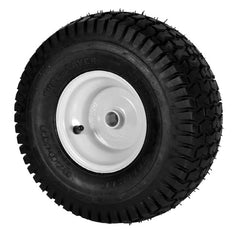 Rocky Mountain Goods front view of 15x6.00-6 wheel showing hub and tire, durable replacement