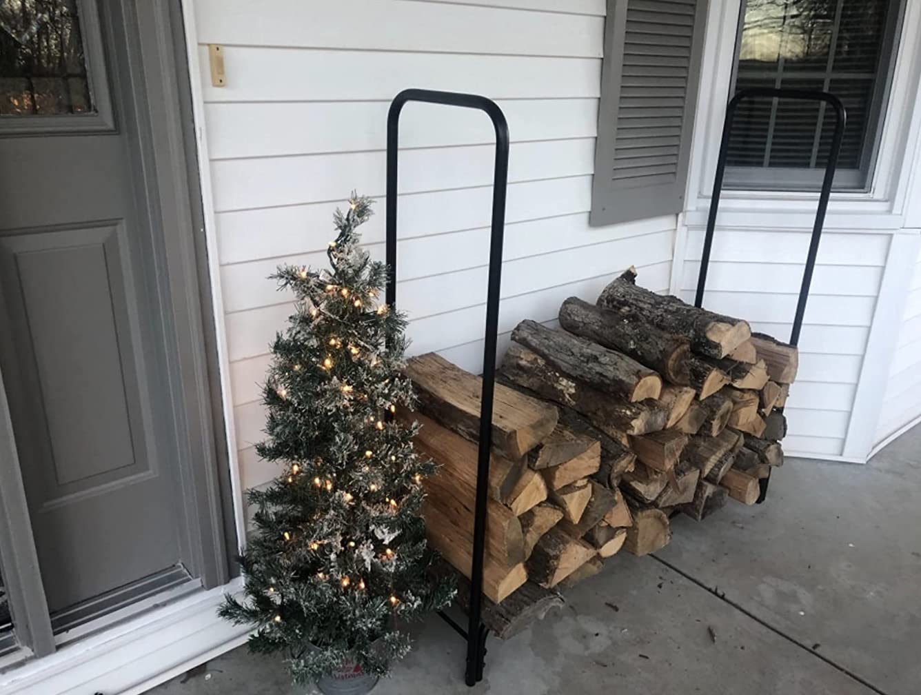 Rocky Mountain Goods rack next to person shows 4 ft size and easy handling