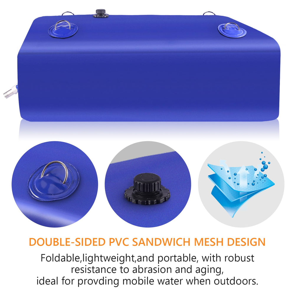 Rodelna 3/4 inch spigot and hose kit close-up for leak-free dispensing