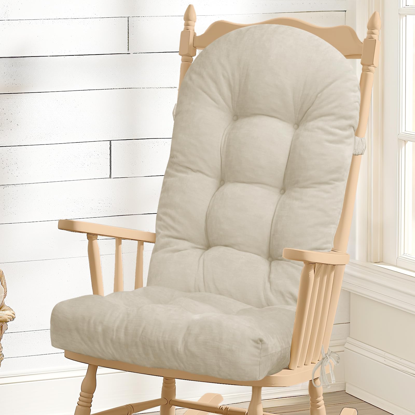 ROFIEJOX chenille front view showing tufted comfort and refined finish