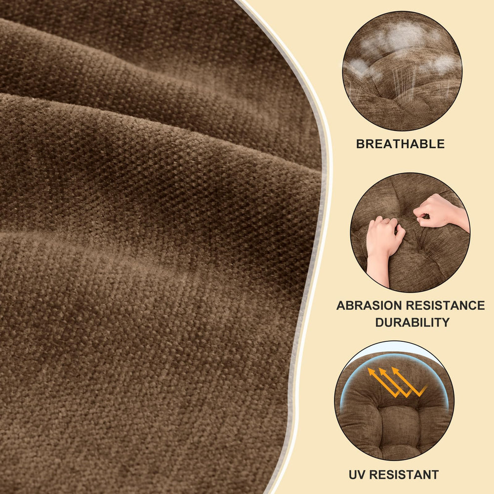ROFIEJOX close-up chenille texture highlighting breathable softness