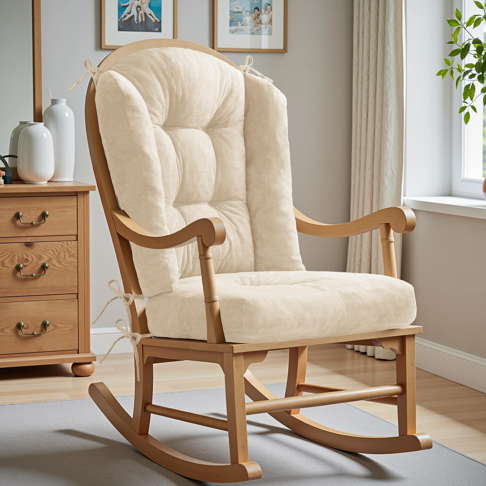 ROFIEJOX chenille fabric close-up highlighting soft texture and breathable comfort