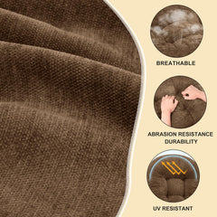ROFIEJOX close-up chenille texture highlighting breathable softness